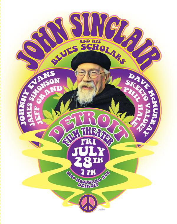 JG with John Sinclair at The DIA